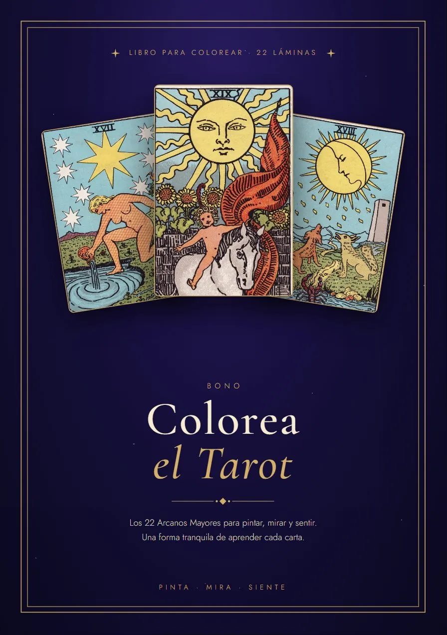 Portada de Colorea el Tarot