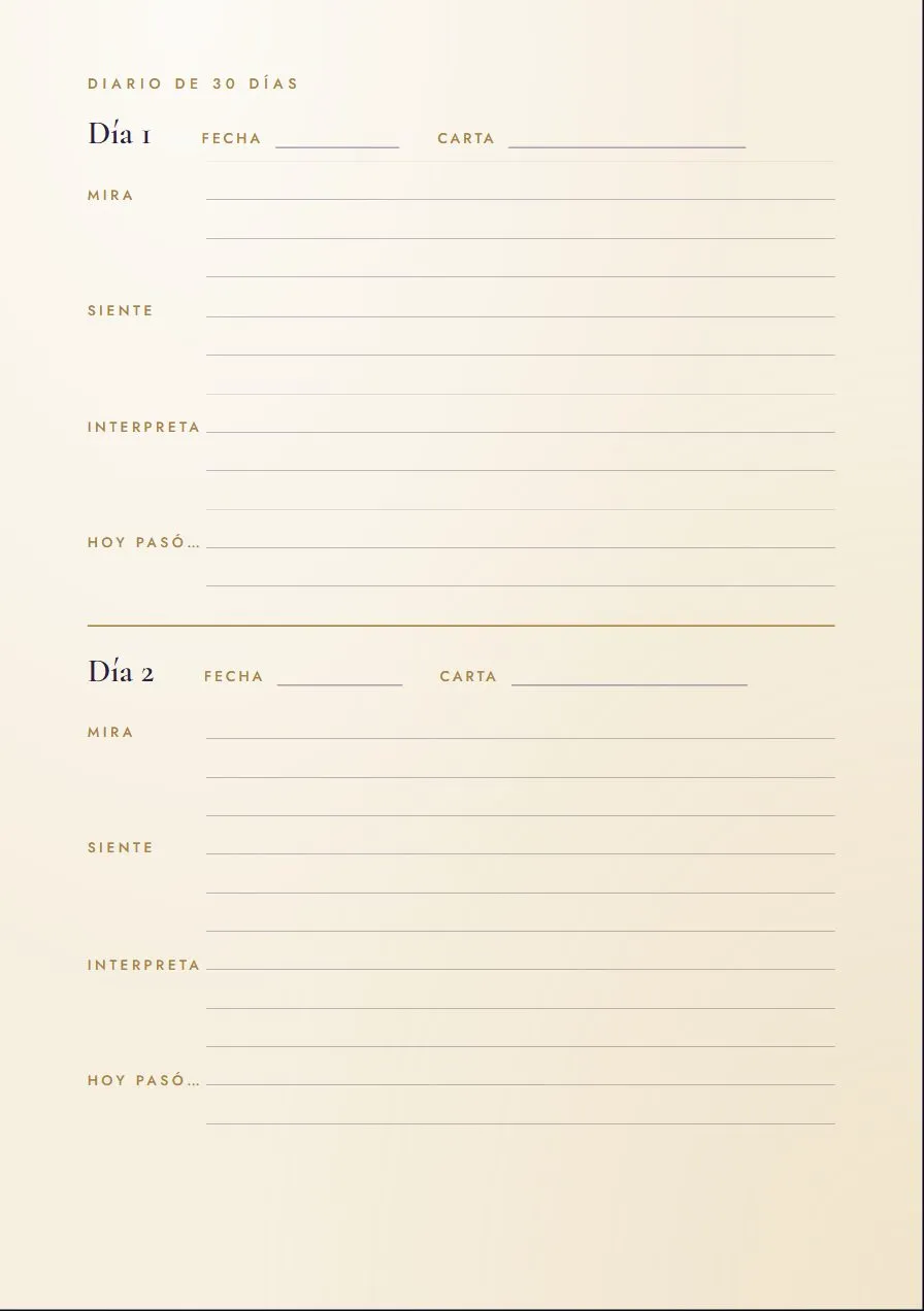 Un cuaderno para anotar cada lectura.